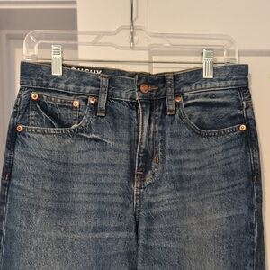 J. Crew Slouchy Boyfriend Blue Denim Jeans Size 26